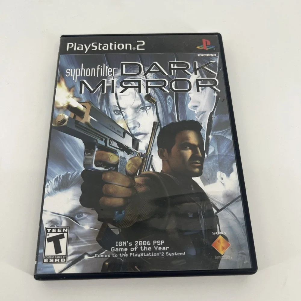 PS2 Syphon Filter Dark Mirror (PlayStation 2, 2007) COMPLETE, TESTED & WORKING!